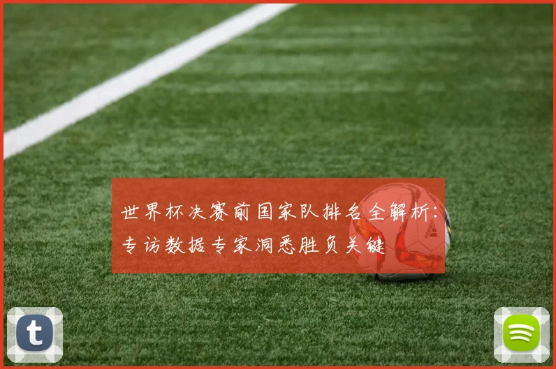 世界杯决赛前国家队排名全解析：专访数据专家洞悉胜负关键